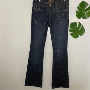 bebe Premium Charlotte Love Boot cut denim jeans